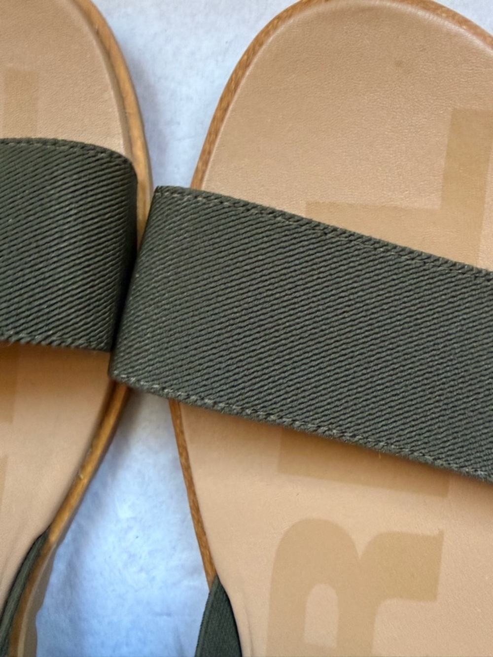 Sorel Women’s Ella II Strap Sandals Olive Green/Gum Size 10.5 - Picture 8 of 15